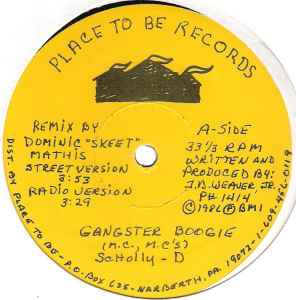 Schoolly D - Gangster Boogie (M.C., M.C's) album cover