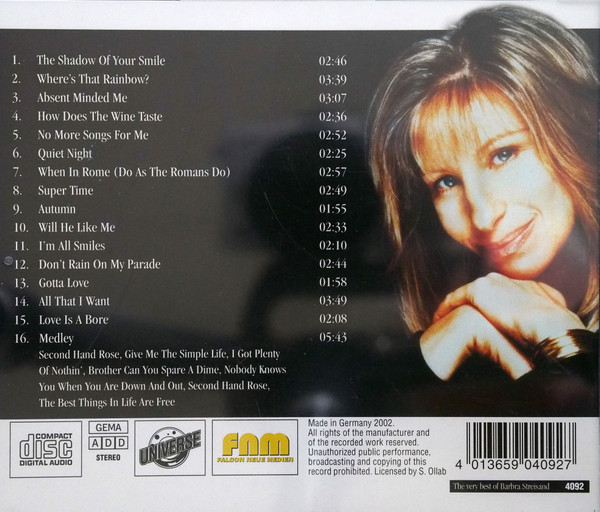 Album herunterladen Barbra Streisand - The Very Best Of Barbra Streisand