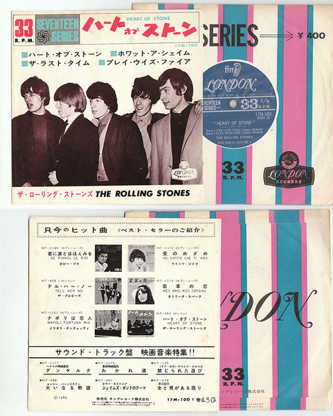 The Rolling Stones – Heart Of Stone (1965, Vinyl) - Discogs