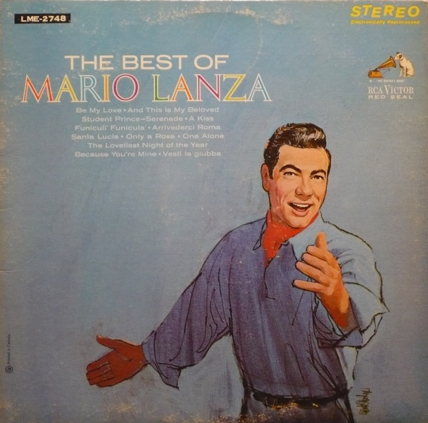 Mario Lanza – The Best Of Mario Lanza (Electronically Reprocessed