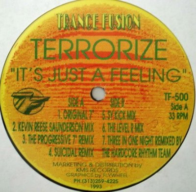Terrorize – It's Just A Feeling (1993, Vinyl) - Discogs