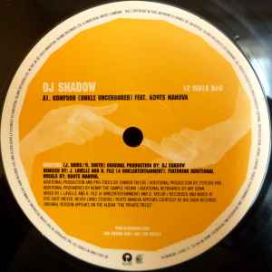 DJ Shadow - GDMFSOB / Walkie Talkie album cover