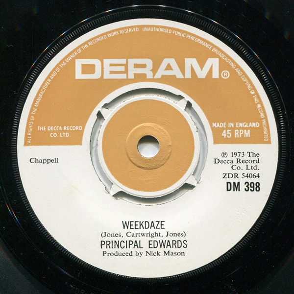 Principal Edwards - Weekdaze | Releases | Discogs