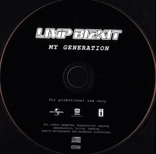 Limp Bizkit - My Generation | Releases | Discogs