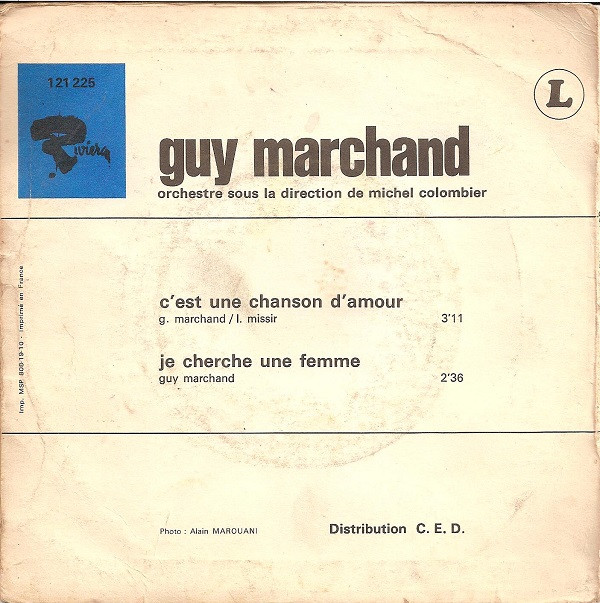 Album herunterladen Guy Marchand - Cest Une Chanson Damour Je Cherche Une Femme