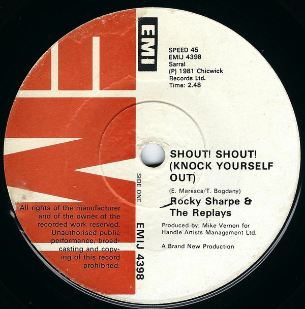 télécharger l'album Rocky Sharpe & The Replays - Shout Shout Knock Yourself Out