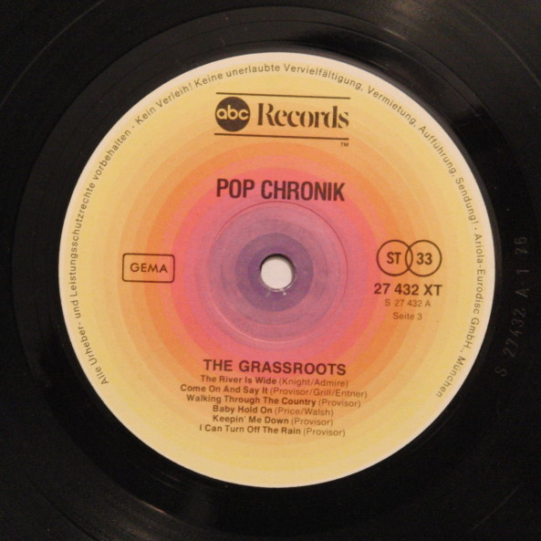 descargar álbum The Grass Roots - Pop Chronik