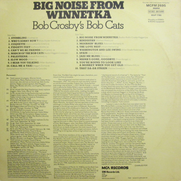 télécharger l'album Bob Crosby's Bob Cats - Big Noise From Winnetka