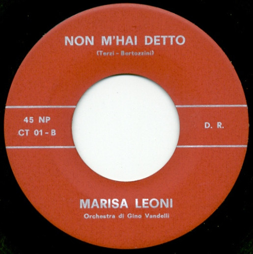 last ned album Marisa Leoni - Ricorderò Non MHai Detto