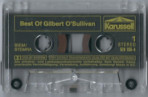 last ned album Gilbert O'Sullivan - Best Of Gilbert OSullivan