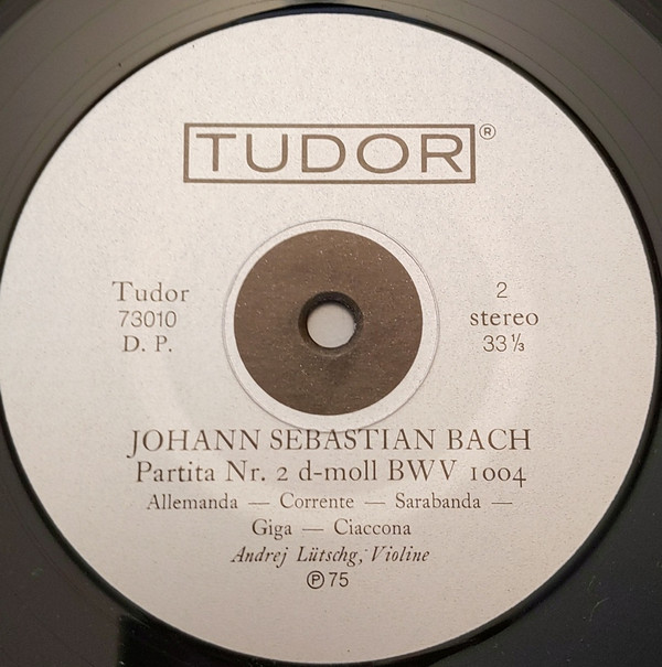 ladda ner album Johann Sebastian Bach, Andrej Lütschg - Sonaten Und Partiten Für Violine Solo