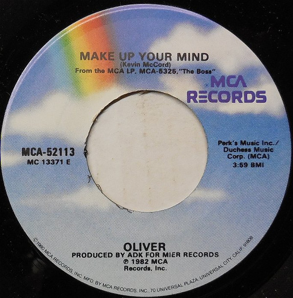 descargar álbum Oliver - Make Up Your Mind