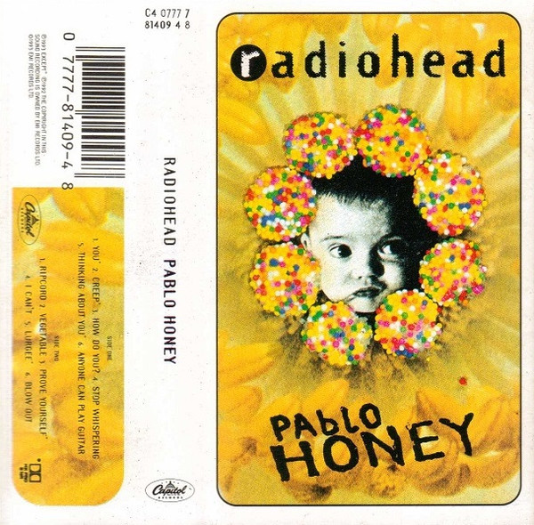 Radiohead – Pablo Honey (1993, Cassette) - Discogs
