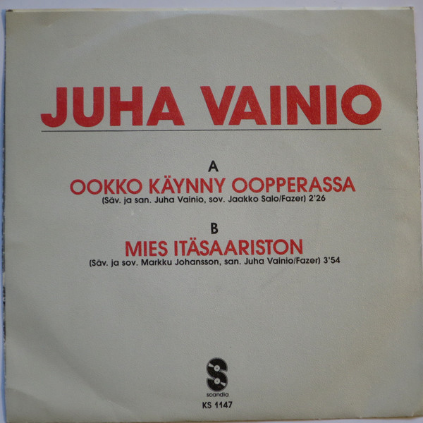 télécharger l'album Juha Vainio - Ookko Käynny Oopperassa Mies Itäsaariston