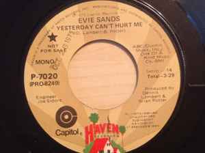 Evie Sands - Yesterday Can't Hurt Me album cover