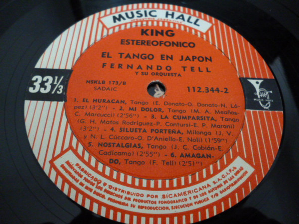 descargar álbum Fernando Tell Y Su Orquesta - El Tango En Japón