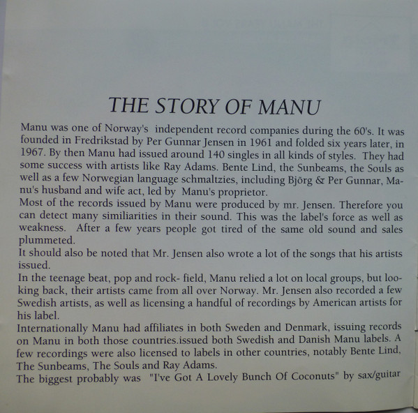 ladda ner album Various - The Manu Years Vol 1
