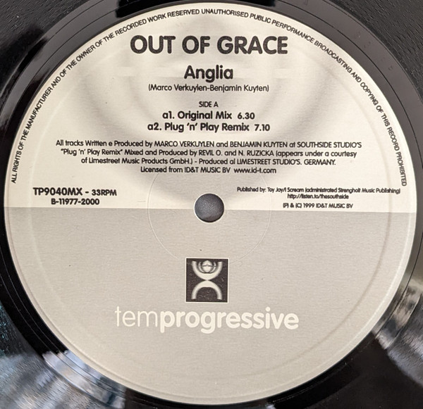 descargar álbum Out Of Grace - Anglia The Remixes
