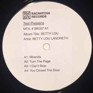 Betty Lou Landreth – Betty Lou (2020, Vinyl) - Discogs