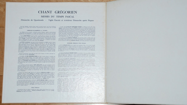 lataa albumi Chœur Des Moines De L'Abbaye SaintPierre De Solesmes, Dom Joseph Gajard - Chant Gregorien Messes Du Temps Pascal 1