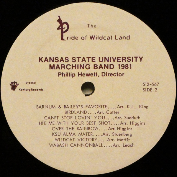 Album herunterladen Kansas State University Marching Band - The Pride Of Wildcat Land Marching Band 81