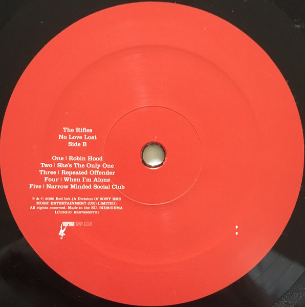 The Rifles – No Love Lost (2006, Vinyl) - Discogs