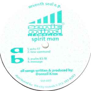 Spirit Man - Seventh Seal E.P. album cover