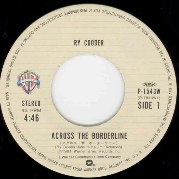 ladda ner album Ry Cooder - Across The Borderline