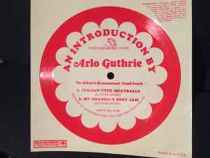 Vintage cookbook Alices Restaurant Arlo Guthrie record dust