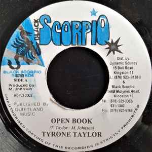 OPEN BOOK - Tyrone Taylor [B11535] - £3.00 : Reggae Record Shop, Reggae  Collectors Specialists