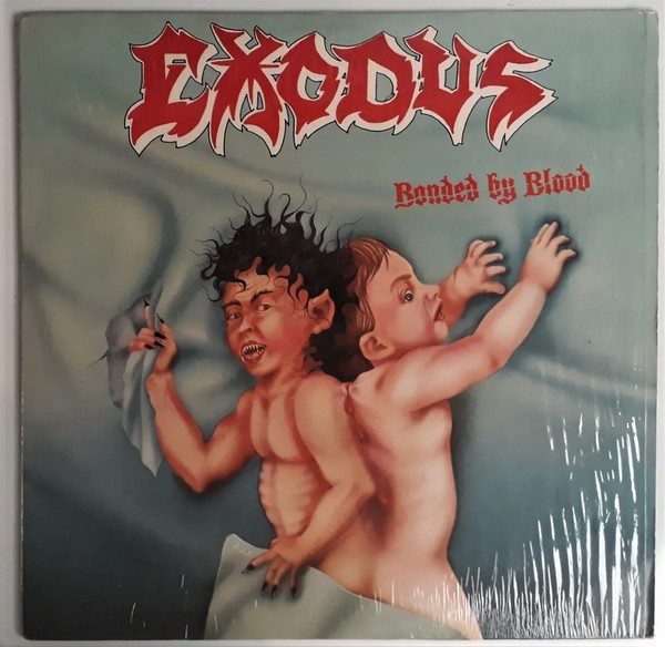 Exodus – Bonded By Blood (1985, Gray Camouflage, Electrosound 