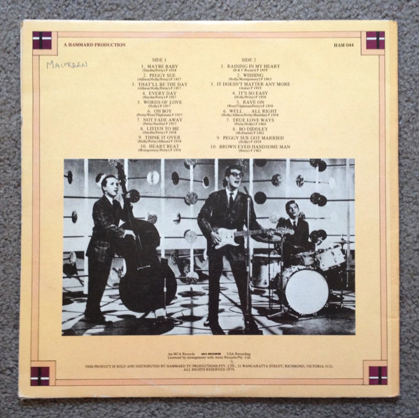 Album herunterladen Buddy Holly And The Crickets - The Legend That Is Buddy Holly And The Crickets 20 Golden Greats