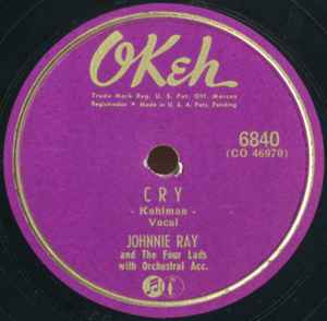 Johnnie Ray - Cry / The Little White Cloud That Cried