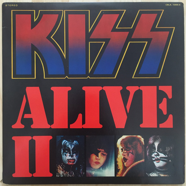 KISS Alive II Vinyl Record Double LP 1977 NBLP-7076 80's Glam Rock