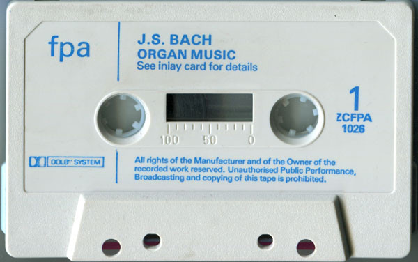 last ned album J S Bach - Organ Music