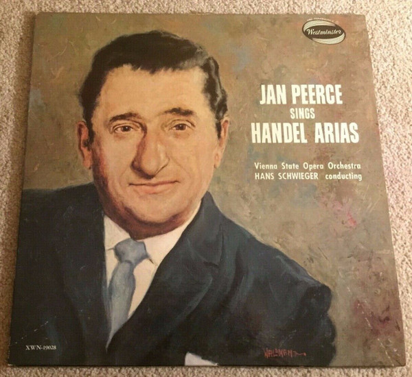 ladda ner album Jan Peerce Sings Handel Vienna State Opera Orchestra Hans Schwieger - Jan Peerce Sings Handel Arias