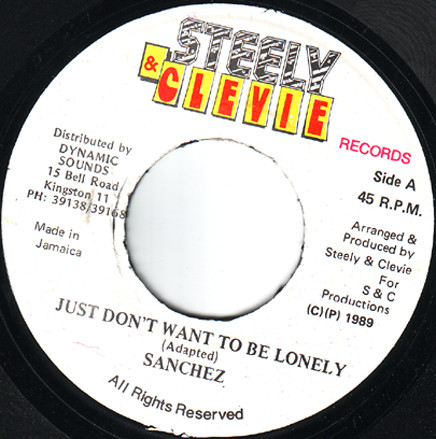 Sanchez – Just Don't Want To Be Lonely (1989, Vinyl) - Discogs