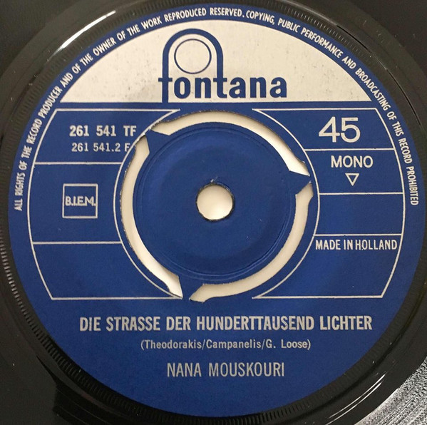 last ned album Nana Mouskouri - Johnny Tambour