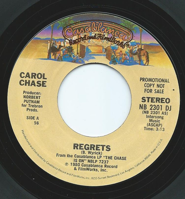 Album herunterladen Carol Chase - Regrets