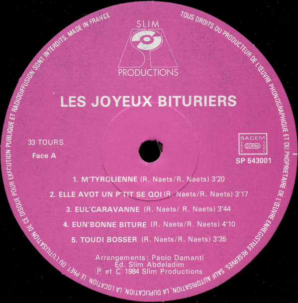 last ned album Les Joyeux Bituriers - Farandoles Non stop