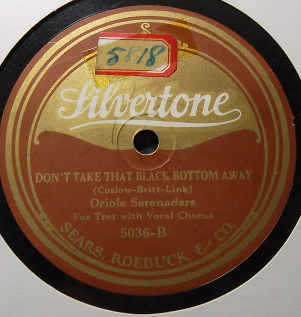 baixar álbum Silvertone Dance Orchestra Oriole Serenaders - Here Or There Dont Take That Black Bottom Away