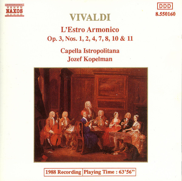 Vivaldi - Capella Istropolitana / Jozef Kopelman – L'Estro Armonico (Op ...