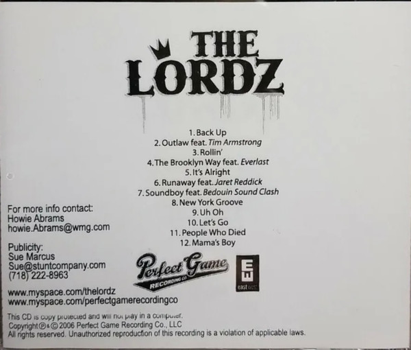 The Lordz – The Brooklyn Way (2006, CD) - Discogs