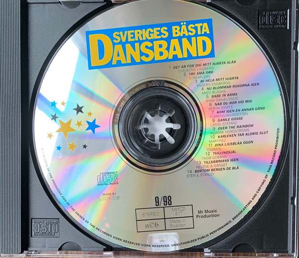 descargar álbum Various - Sveriges Bästa Dansband 9 98