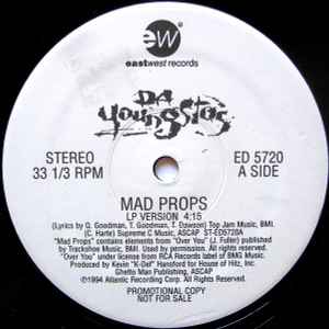 Da Youngsta's – Mad Props (1994, Vinyl) - Discogs