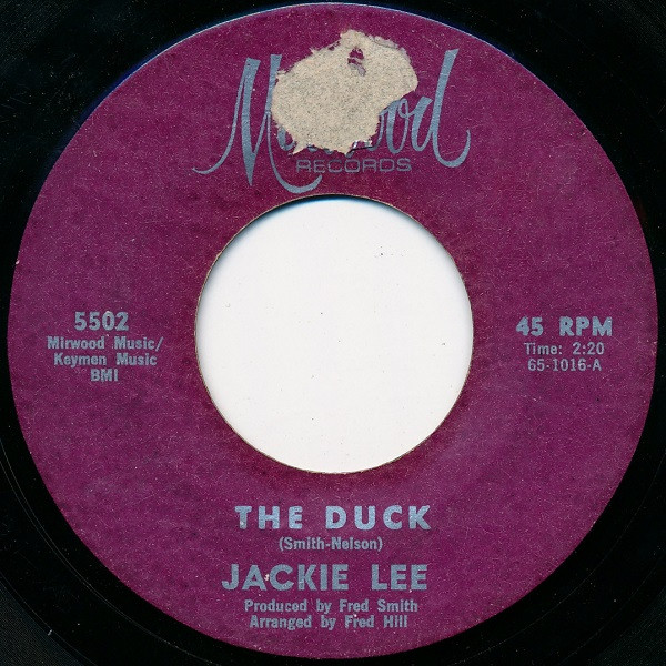 Jackie Lee – The Duck (1965, Blue Label, Vinyl) - Discogs