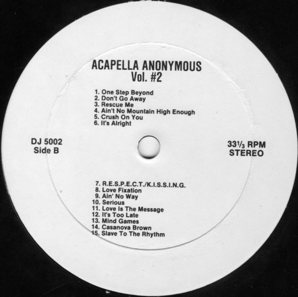 ladda ner album Various - Acapella Anonymous Vol 3