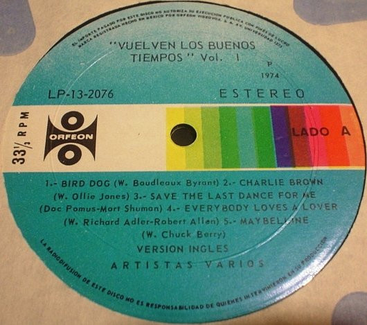 lataa albumi Various - Vuelven Los Buenos Tiempos Vol l