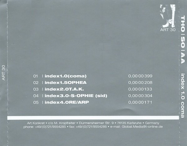 Album herunterladen ThoSoAa - Index 10 Coma