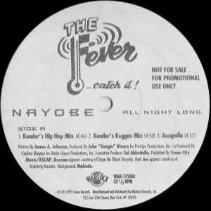 Nayobe – All Night Long (1995, Vinyl) - Discogs